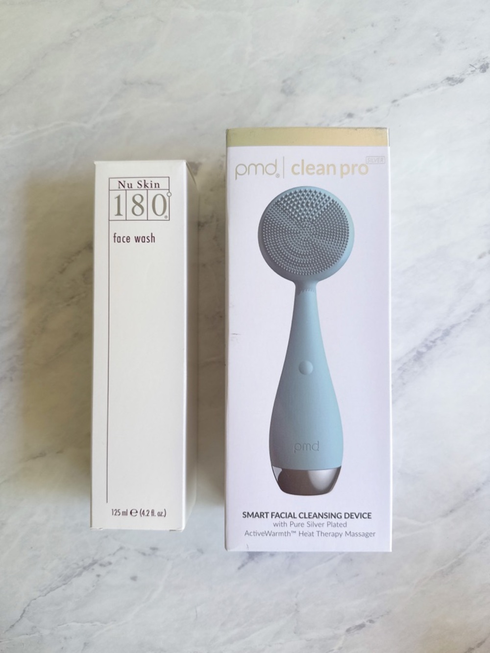 NEW PMD Clean Pro Smart Facial Cleansing Device - pure silver plated with Nuskin